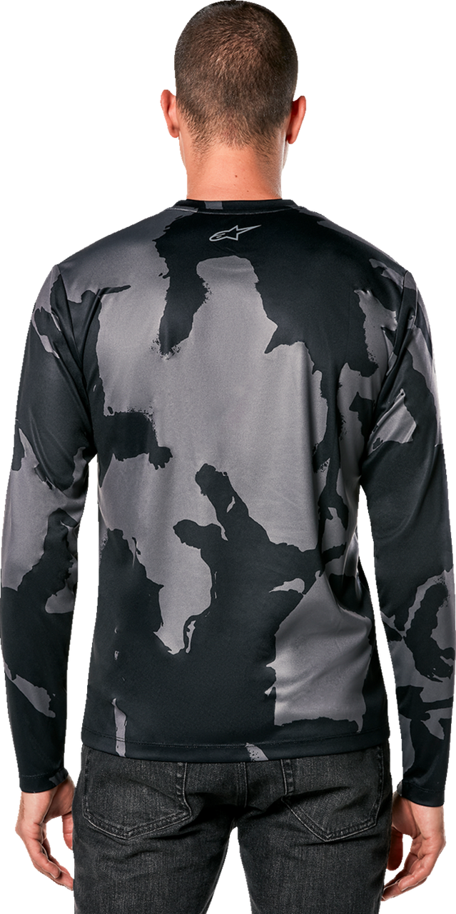 Alpinestars Performance Long-Sleeve T-Shirt - Black/Camo - Large