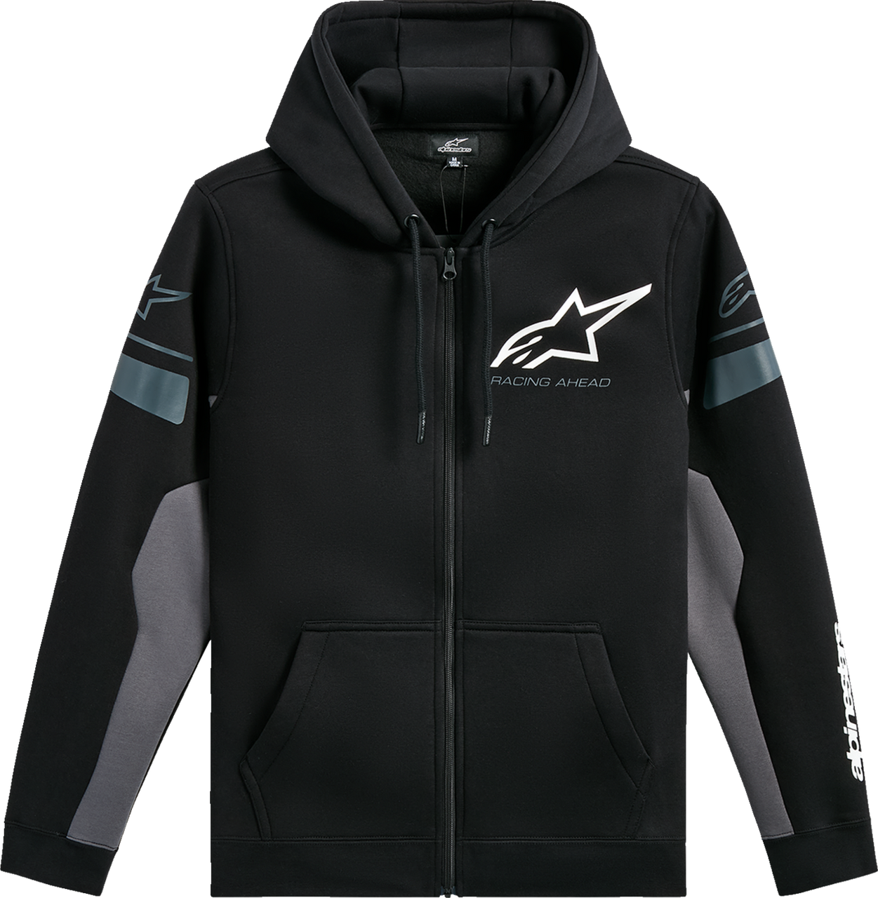 Alpinestars Esemex Zip Hoodie - Black/Charcoal - Medium