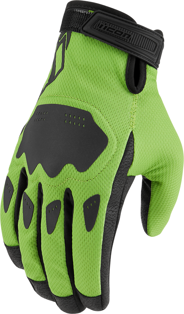 Hooligan™ CE Gloves - Green - Medium