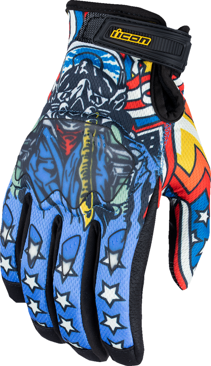 Hooligan™ CE Flyboy Gloves - Blue - XL