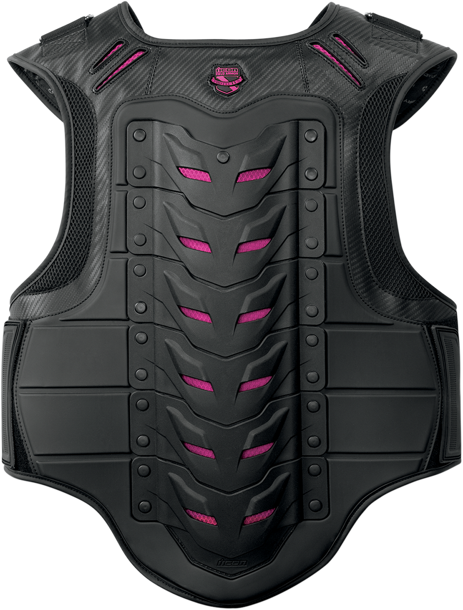 Women's Field Armor Stryker™ Vest - Black/Pink - L/XL