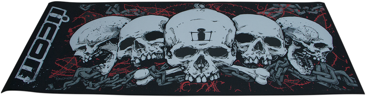 Absorbent Pit Pad - Large - Skull