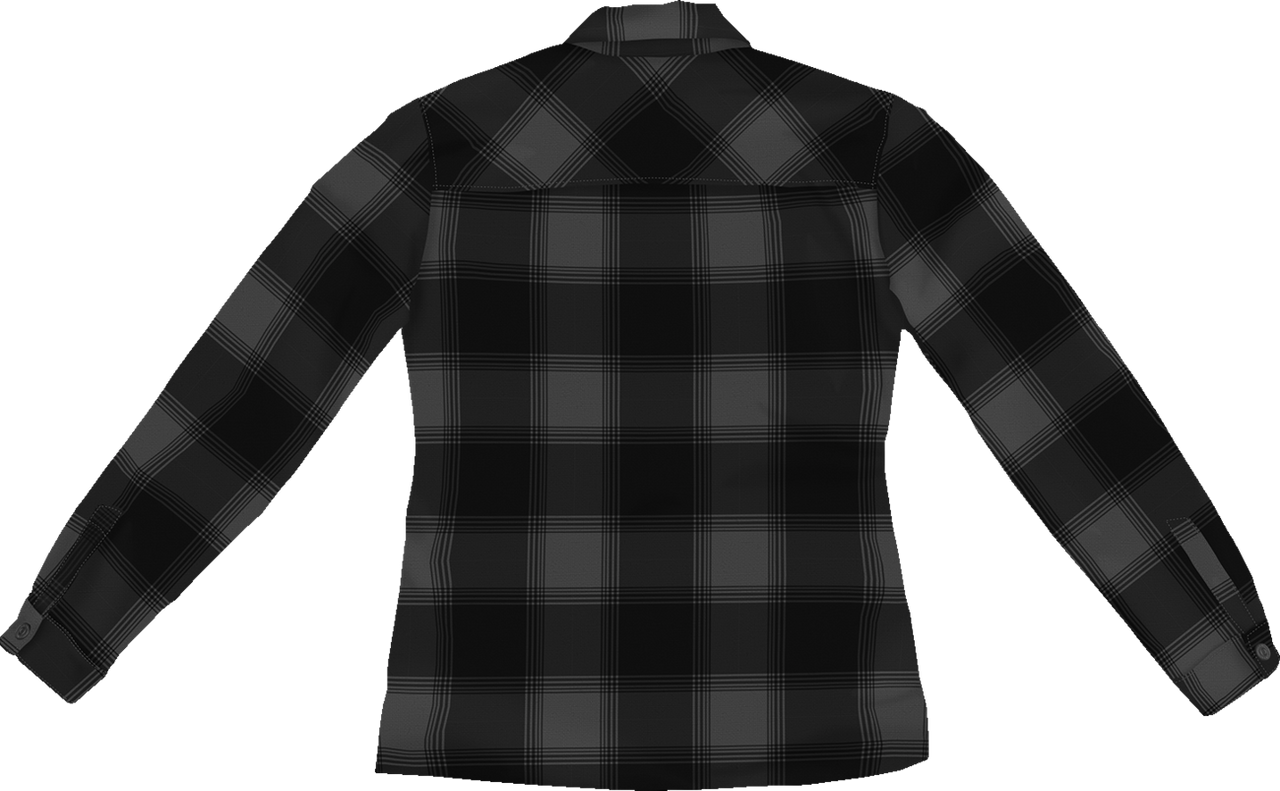 Women's Fallblock CX Flannel Jacket - Black - Large