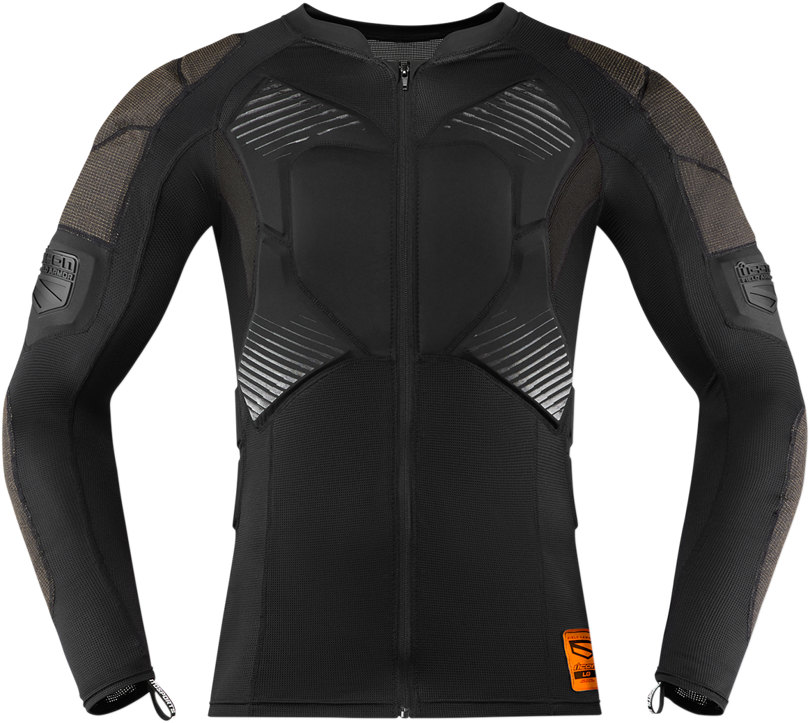 Field Armor™ Compression Shirt - Black - Small