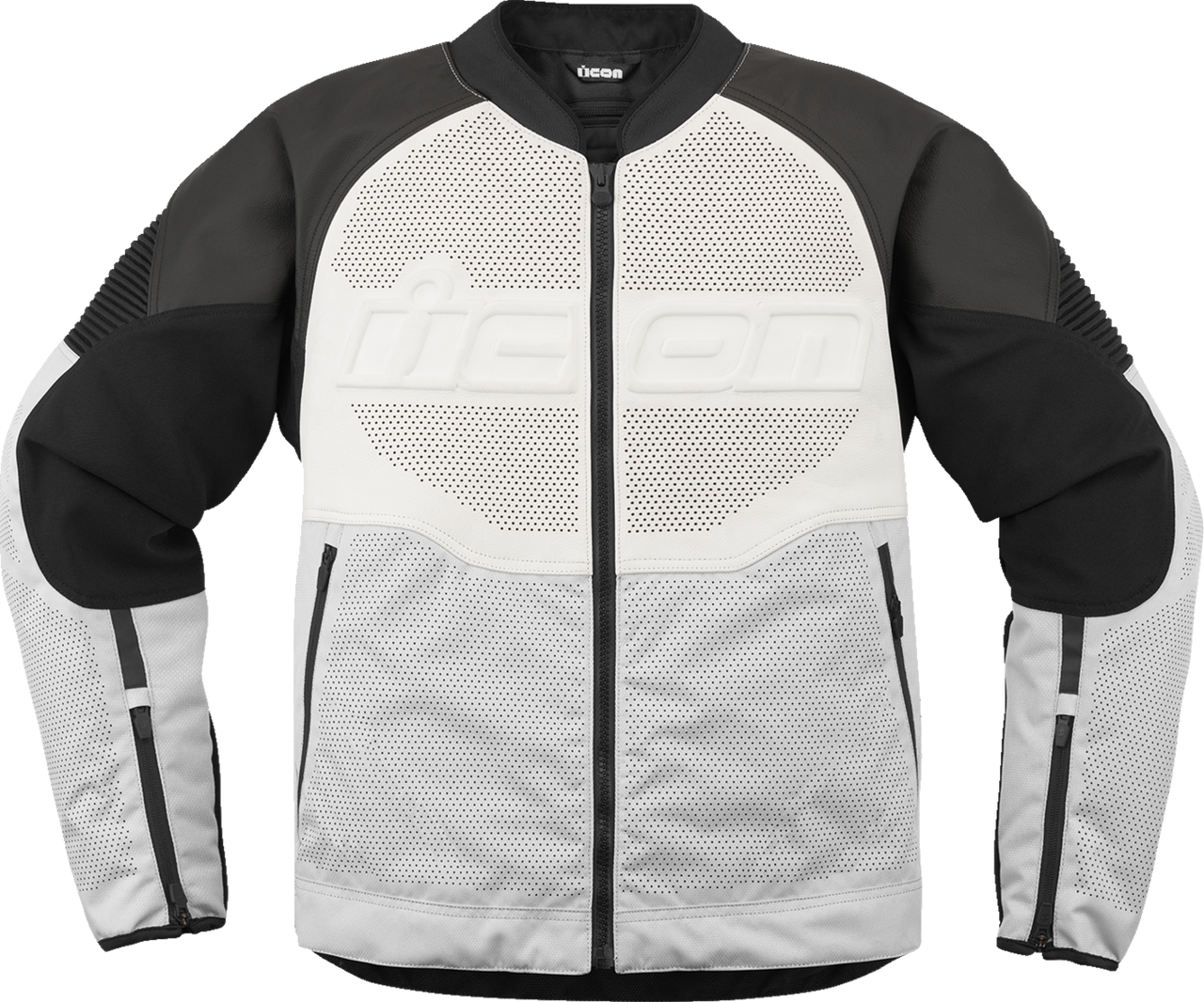 Overlord3™ Leather Jacket - White - 2XL