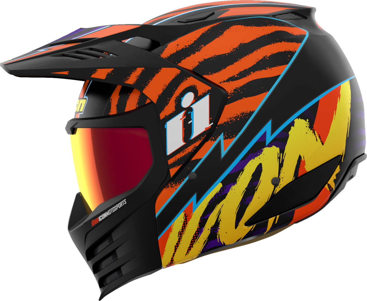 Elsinore™ Helmet - Rad Dawn - Orange - 3XL