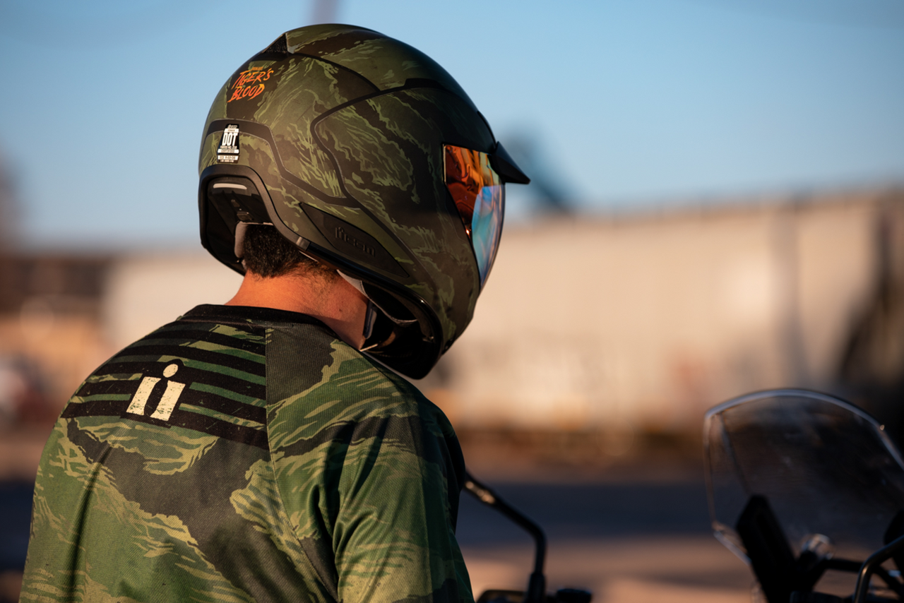 Domain™ Helmet - Tiger's Blood - Green - Small