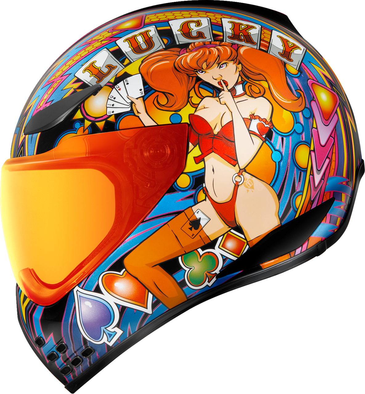 Domain™ Helmet - Lucky Lid 4 - Red - Small