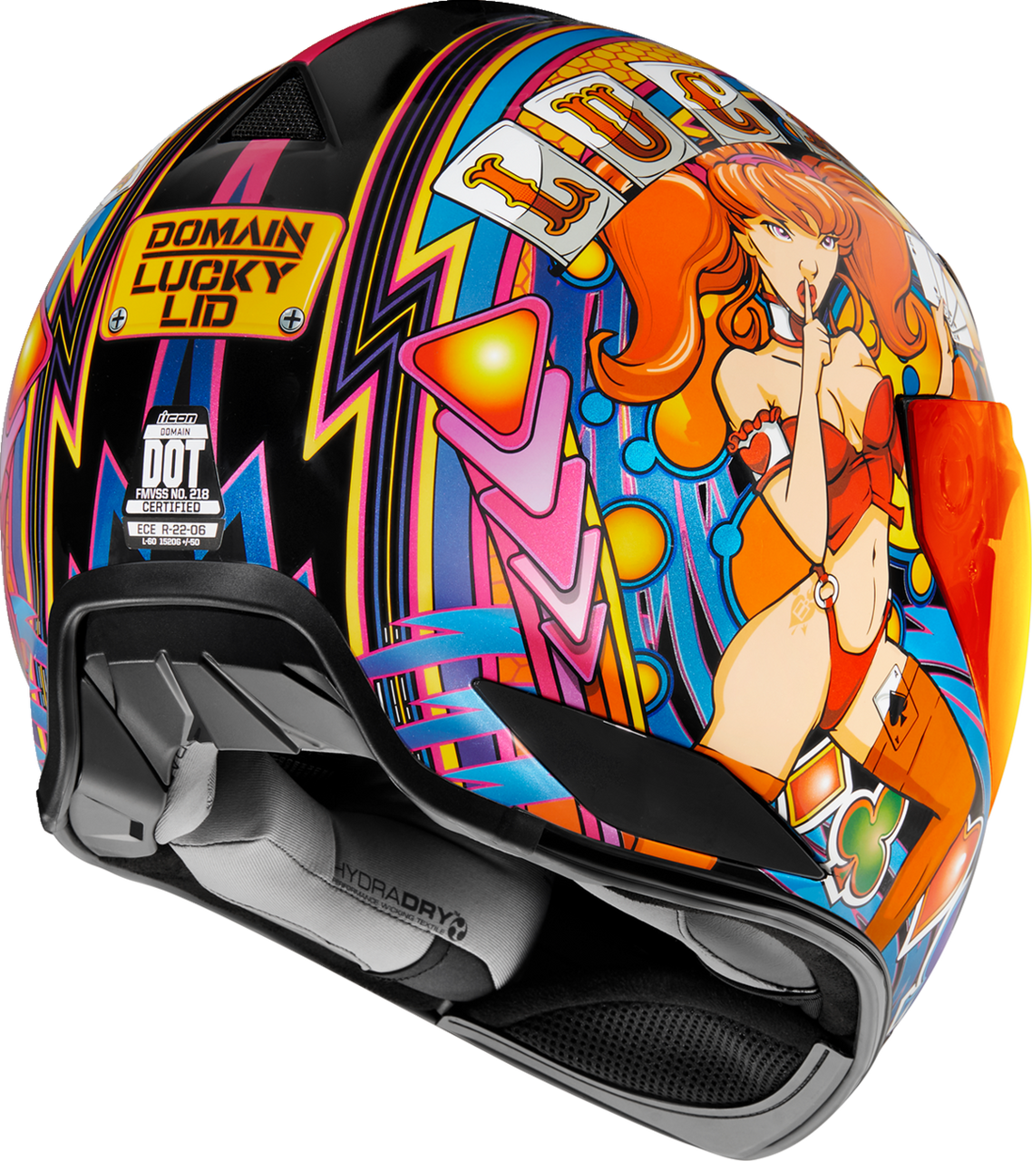 Domain™ Helmet - Lucky Lid 4 - Red - Small