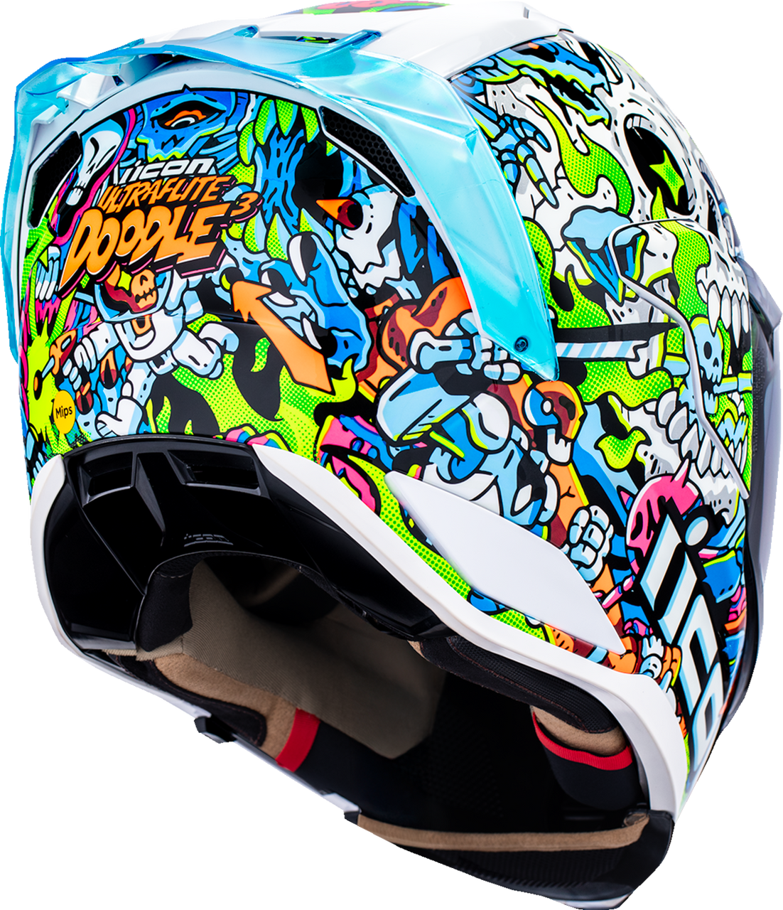 Ultraflite Helmet - Doodle 3 - MIPS® - Blue - Medium