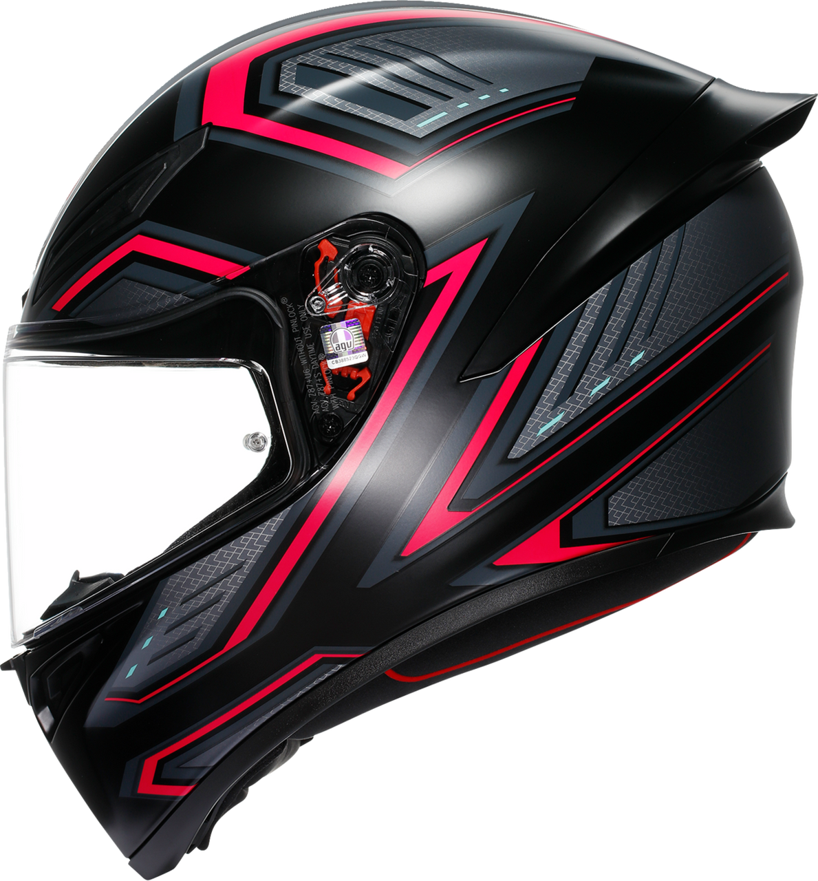 K1 S Helmet - Sling - Matte Black/Pink - XL