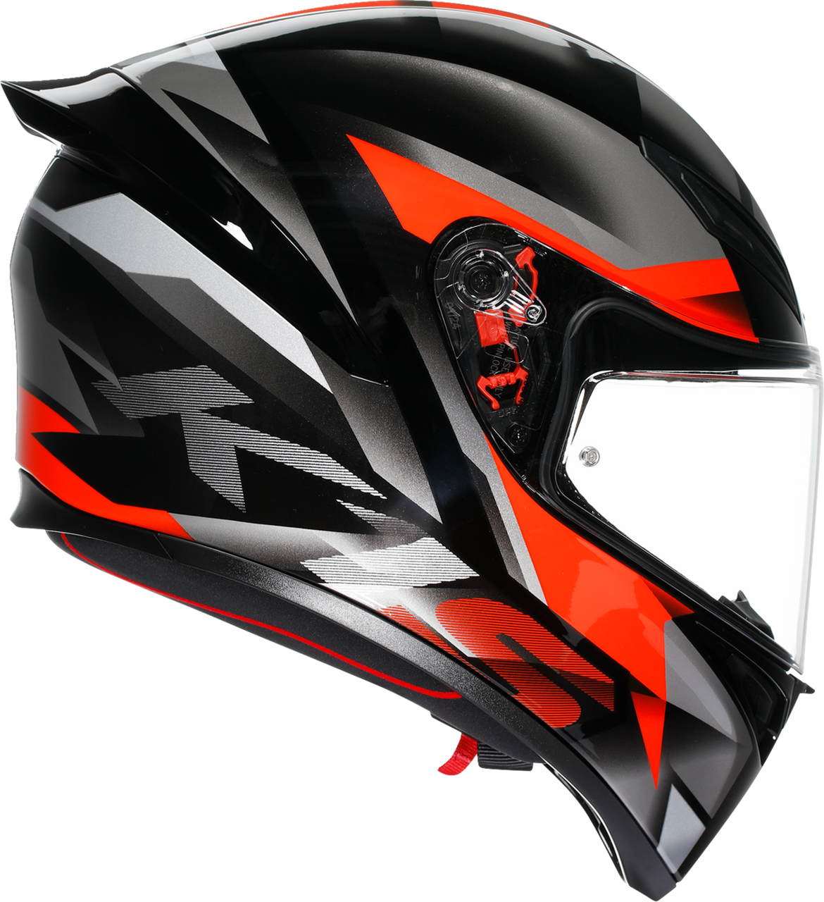 K1 S Helmet - Fastlap - Black/Gray/Red - 2XL