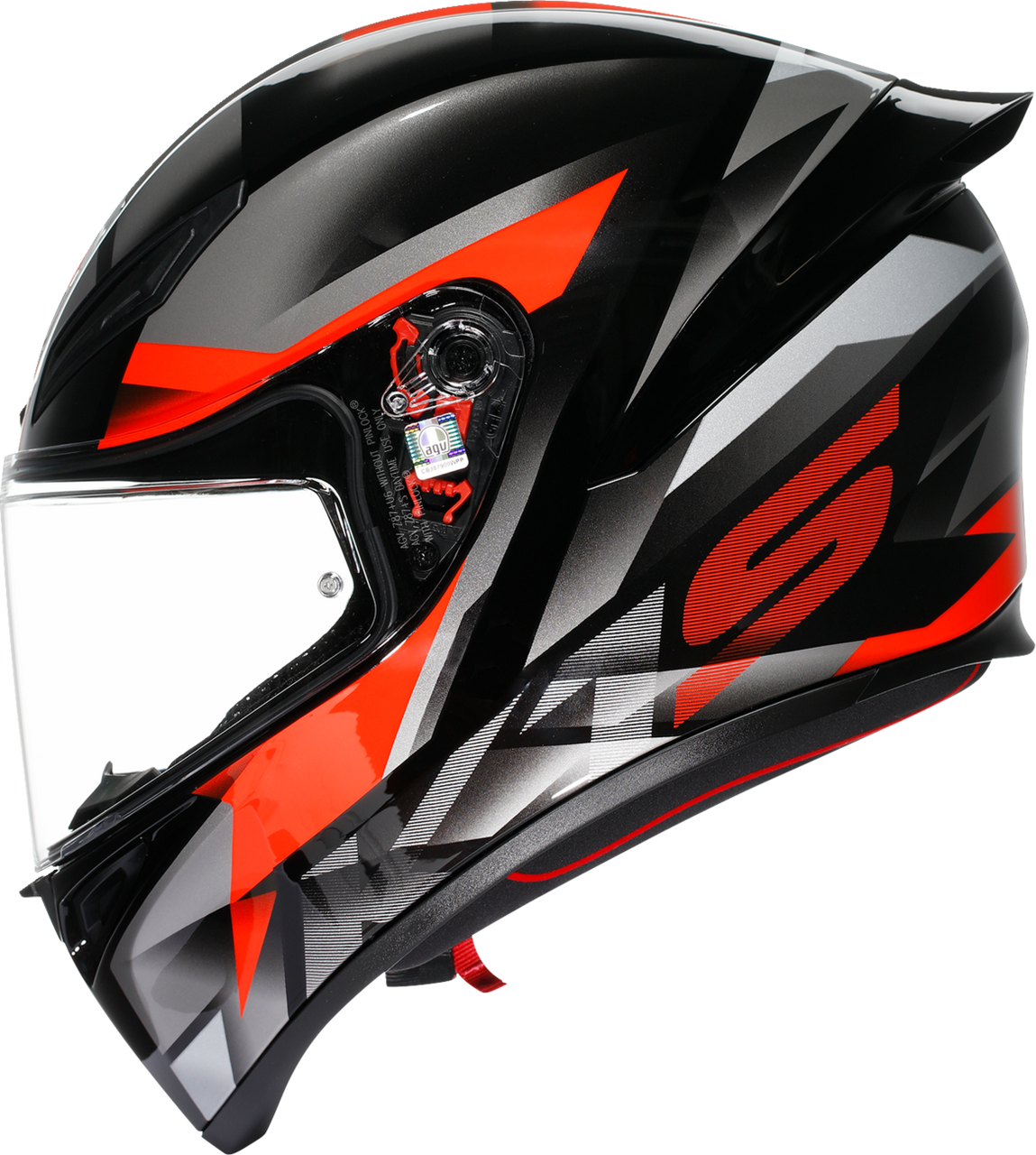 K1 S Helmet - Fastlap - Black/Gray/Red - 2XL