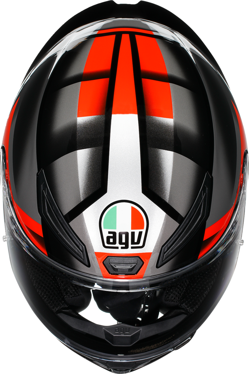 K1 S Helmet - Fastlap - Black/Gray/Red - Medium