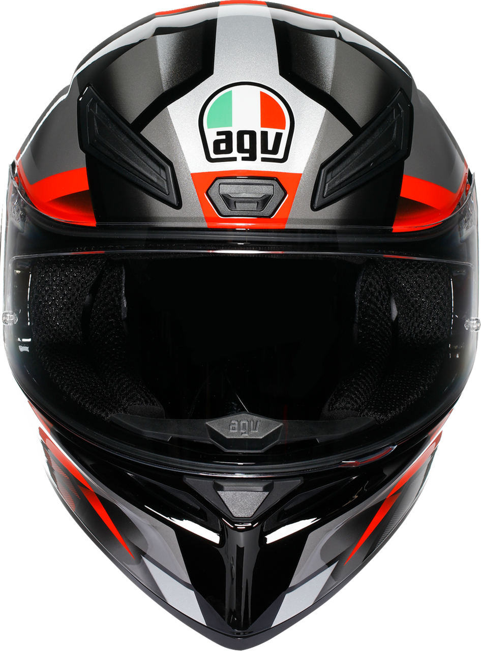 K1 S Helmet - Fastlap - Black/Gray/Red - XL
