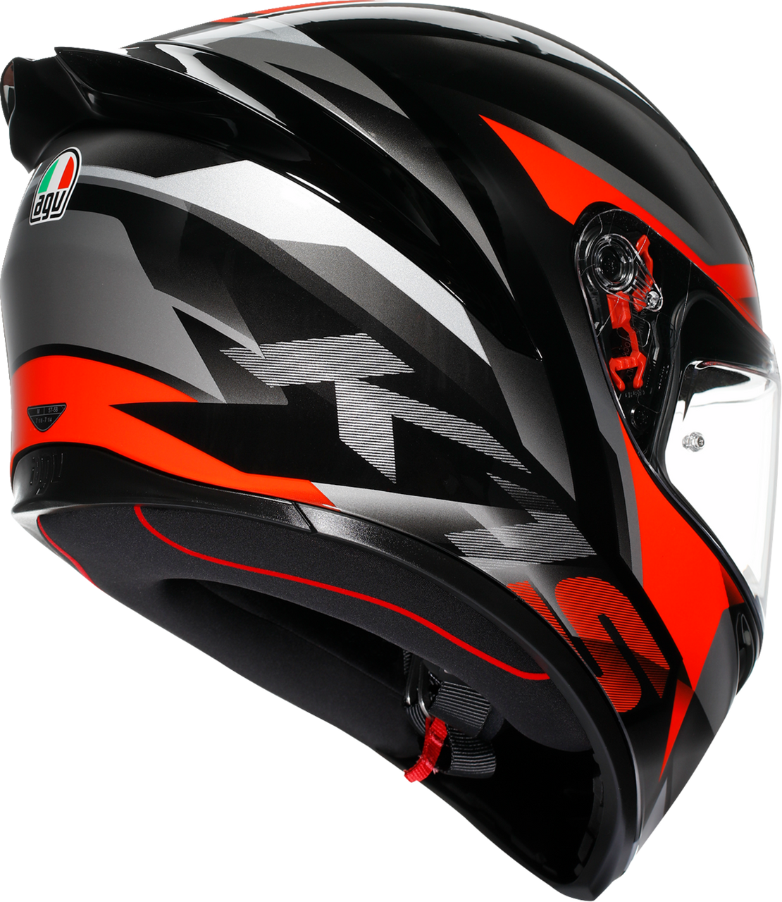 K1 S Helmet - Fastlap - Black/Gray/Red - XL