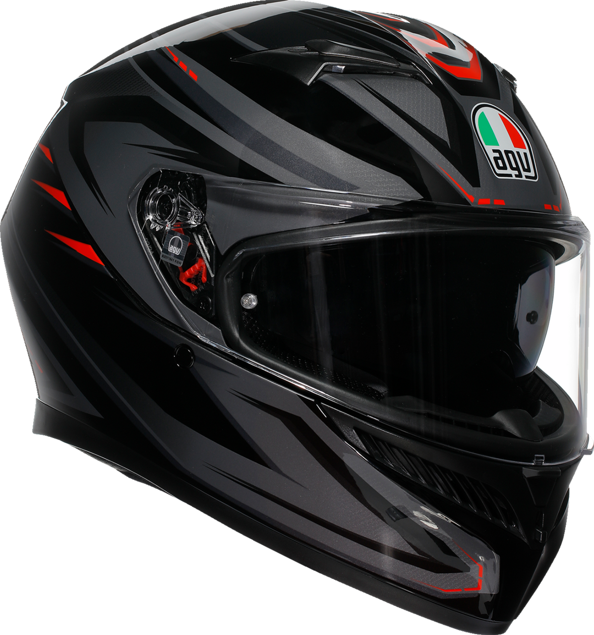 K3 Helmet - Syth - Black/Red - XL