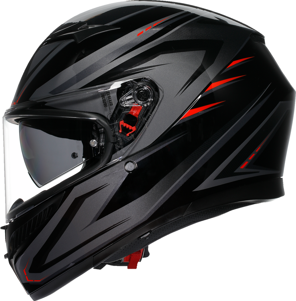 K3 Helmet - Syth - Black/Red - Small