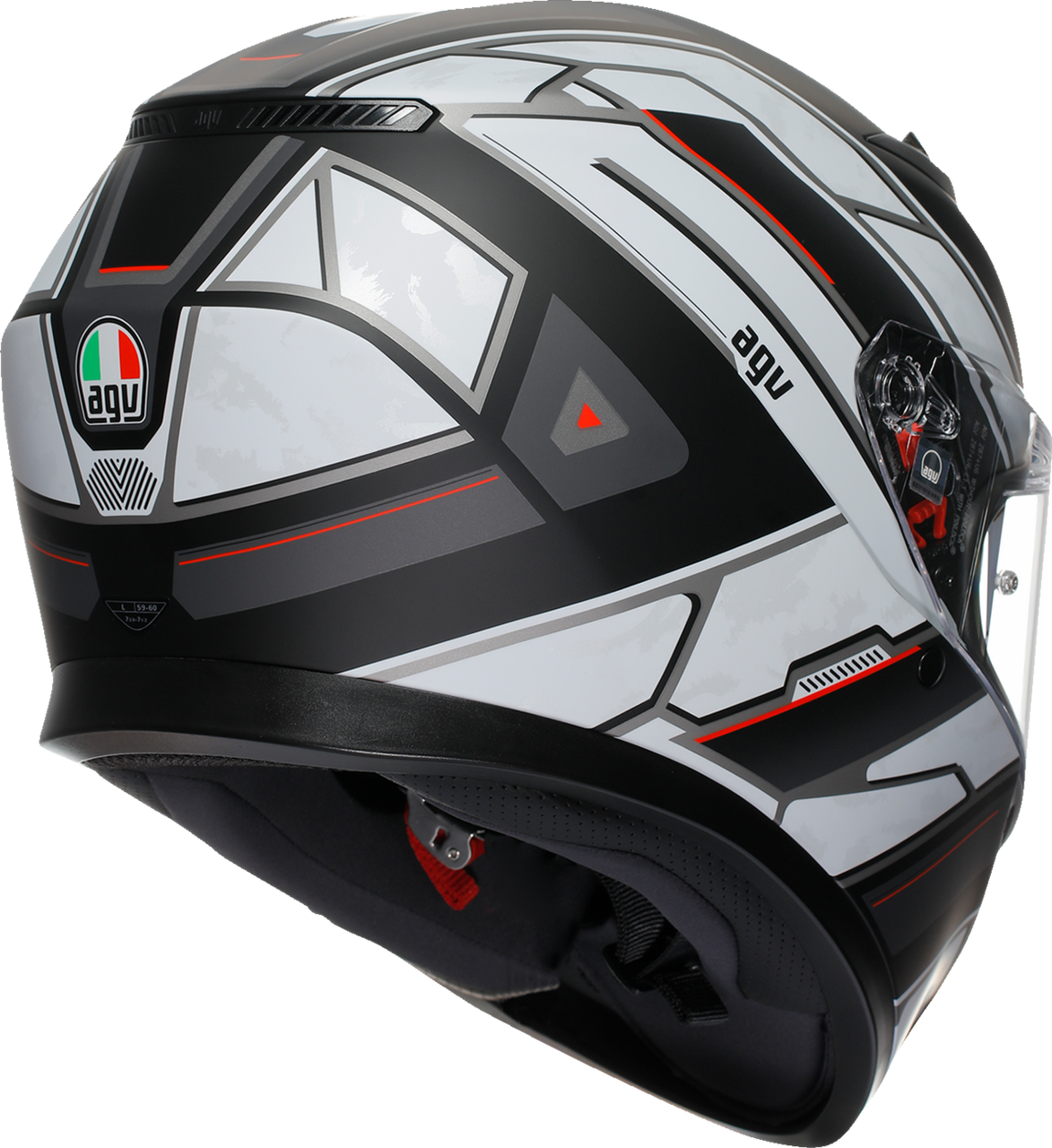 K3 Helmet - Rivia - Matte Black/White - 2XL