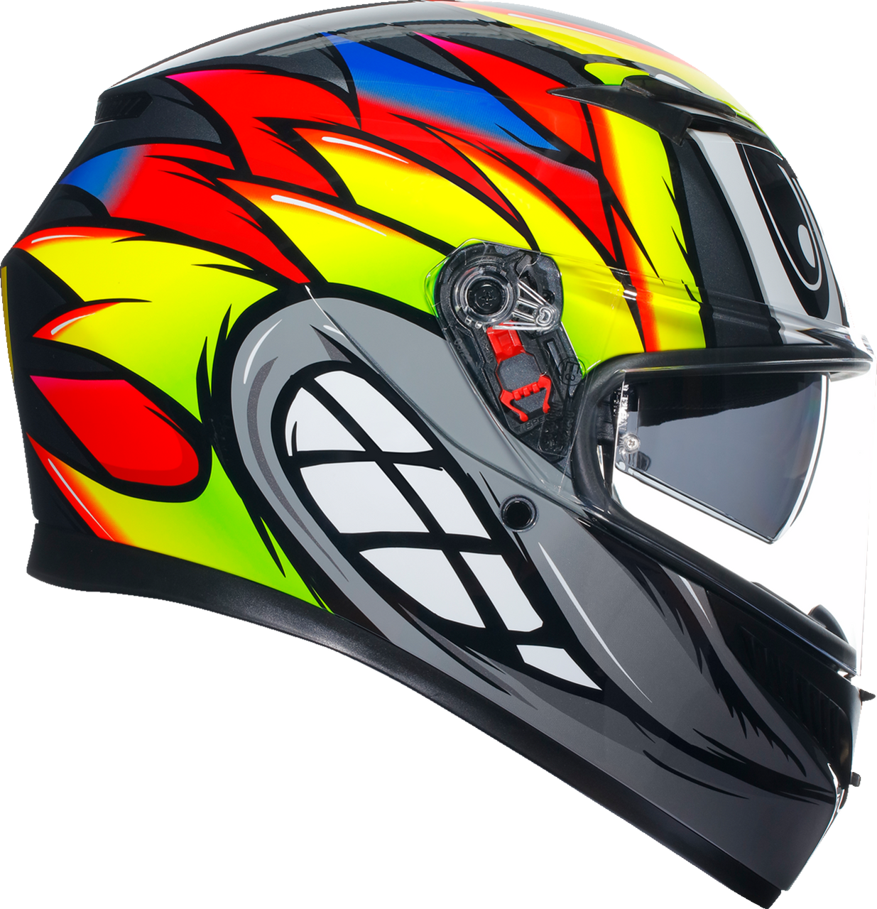 K3 Helmet - Birdy 2.0 - Gray/Yellow/Red - XL