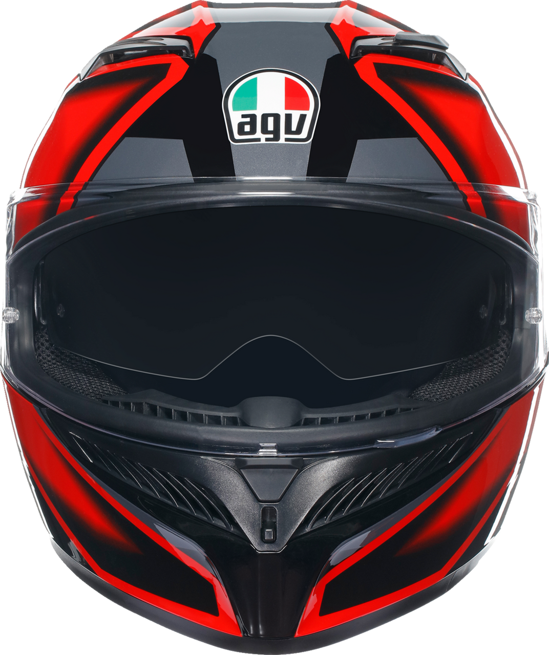 K3 Helmet - Compound - Black/Red - XL