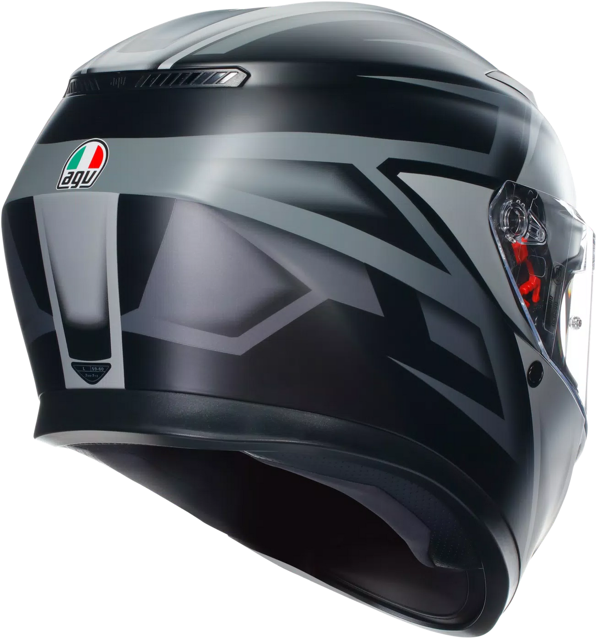 K3 Helmet - Compound - Matte Black/Gray - Large