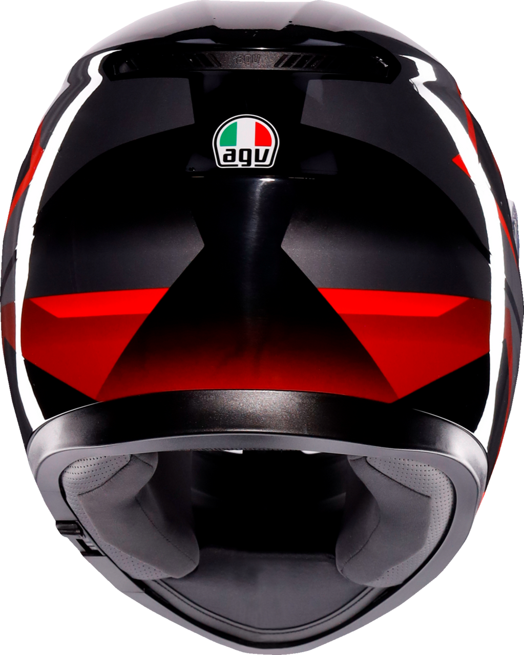 K3 Helmet - Striga - Black/Gray/Red - Small