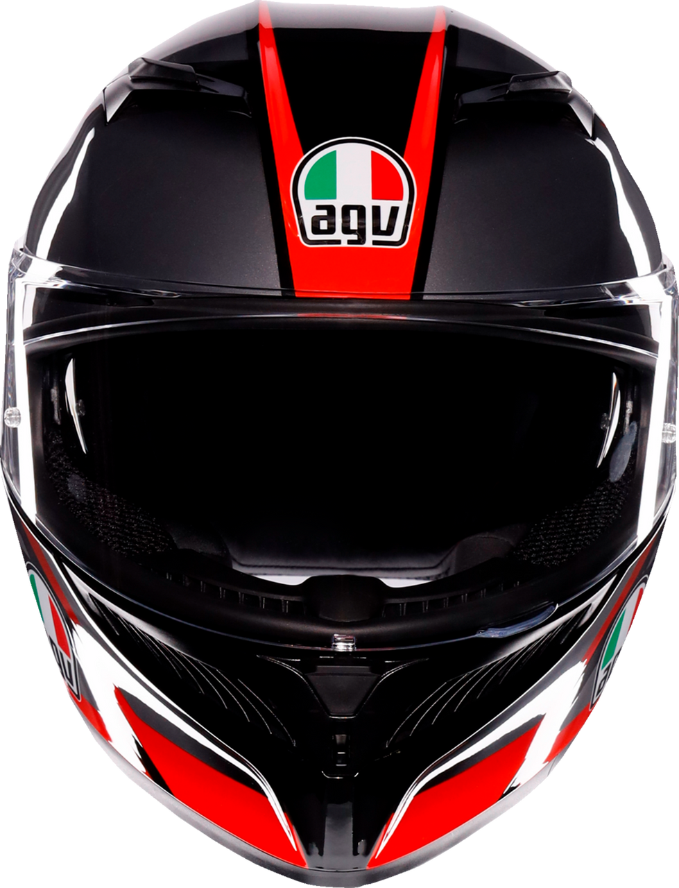 K3 Helmet - Striga - Black/Gray/Red - Small