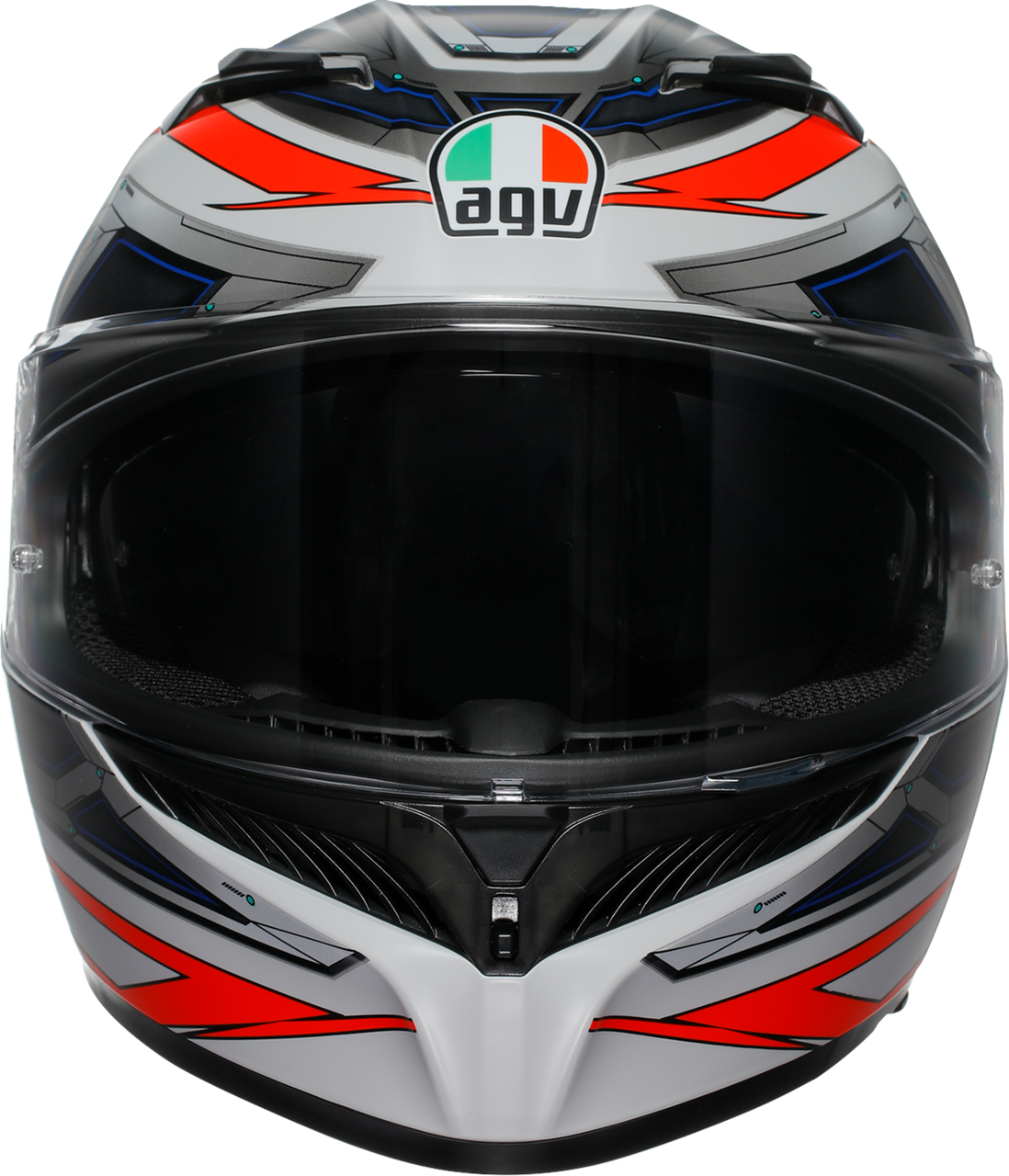 K3 Helmet - Space - Matte White/Red Fluo - Large