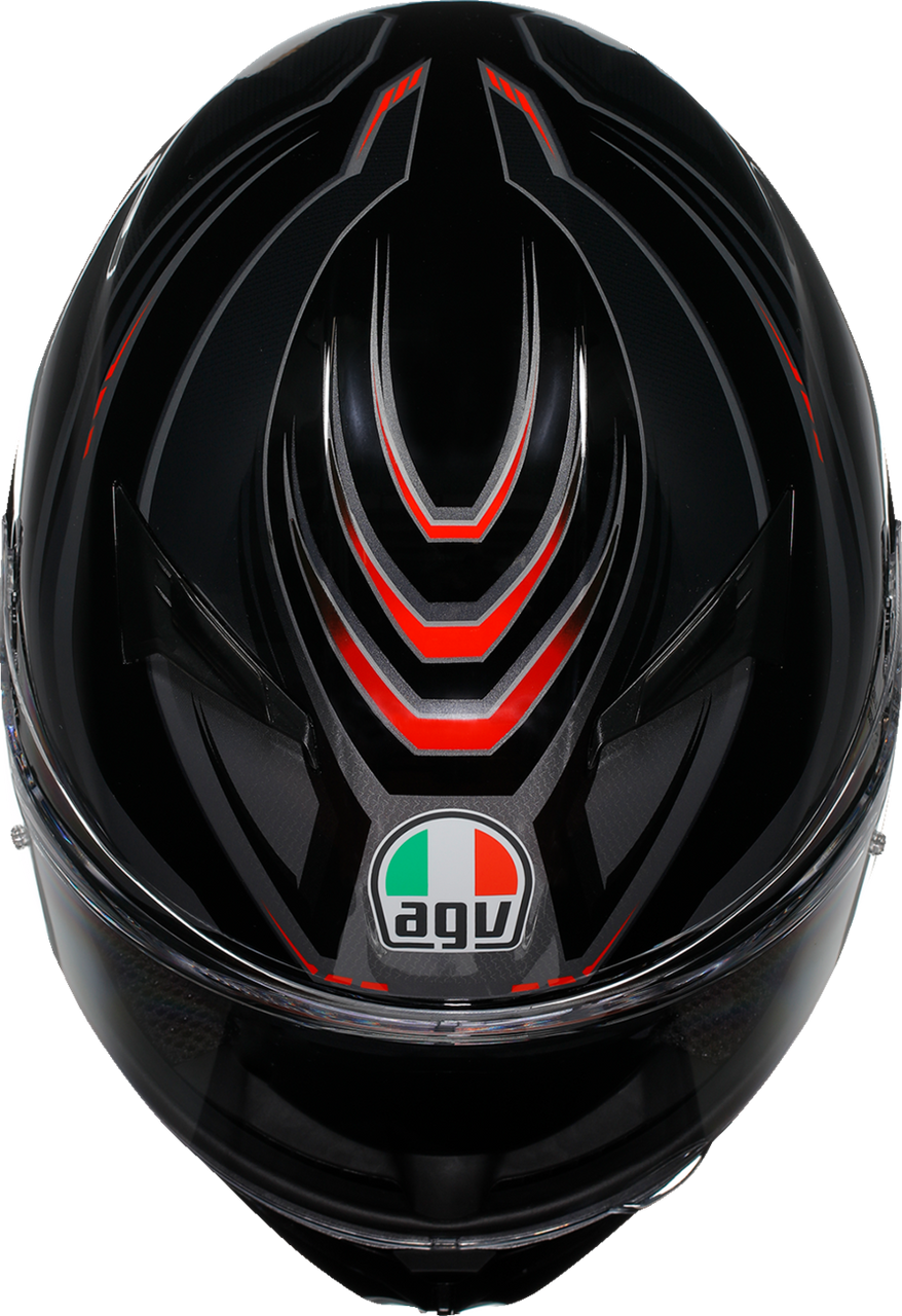 K3 Helmet - Syth - Black/Red - 2XL