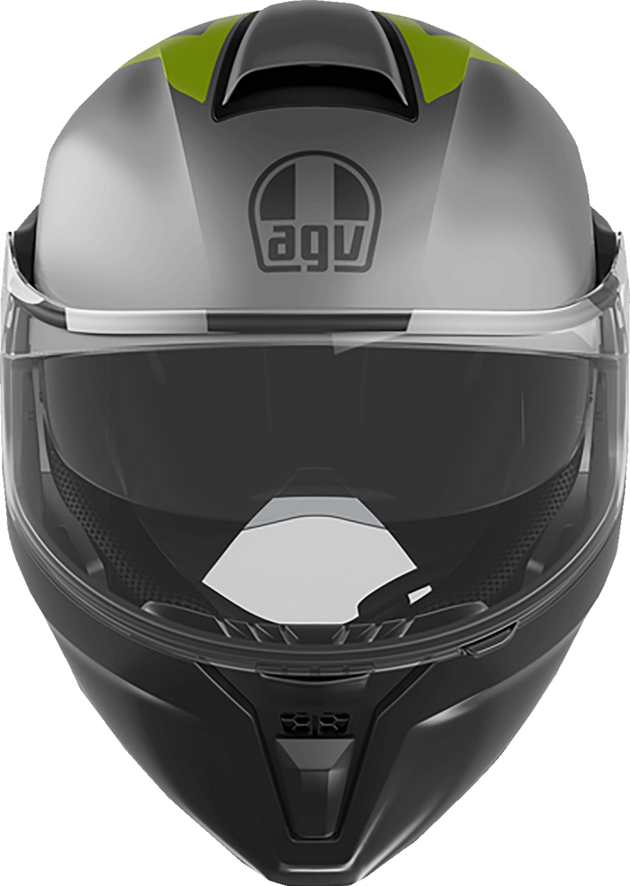 Streetmodular Helmet - Resia - Matte Gray/Black/Yellow Fluo - Large