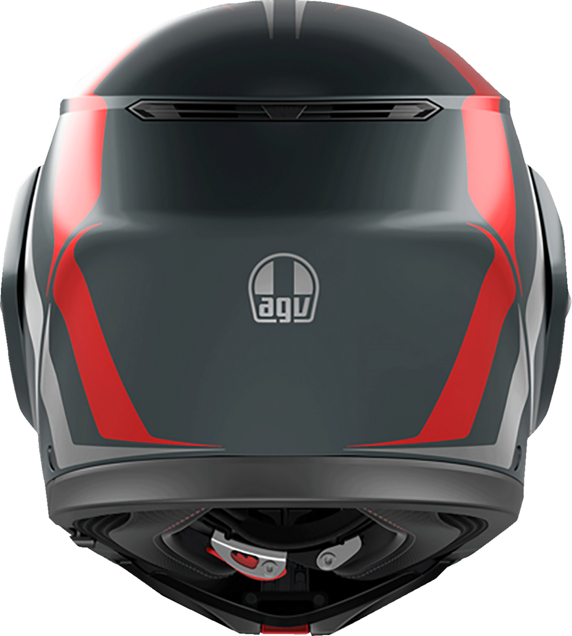 Streetmodular Helmet - Resia - Matte Gray/Silver/Red - XL