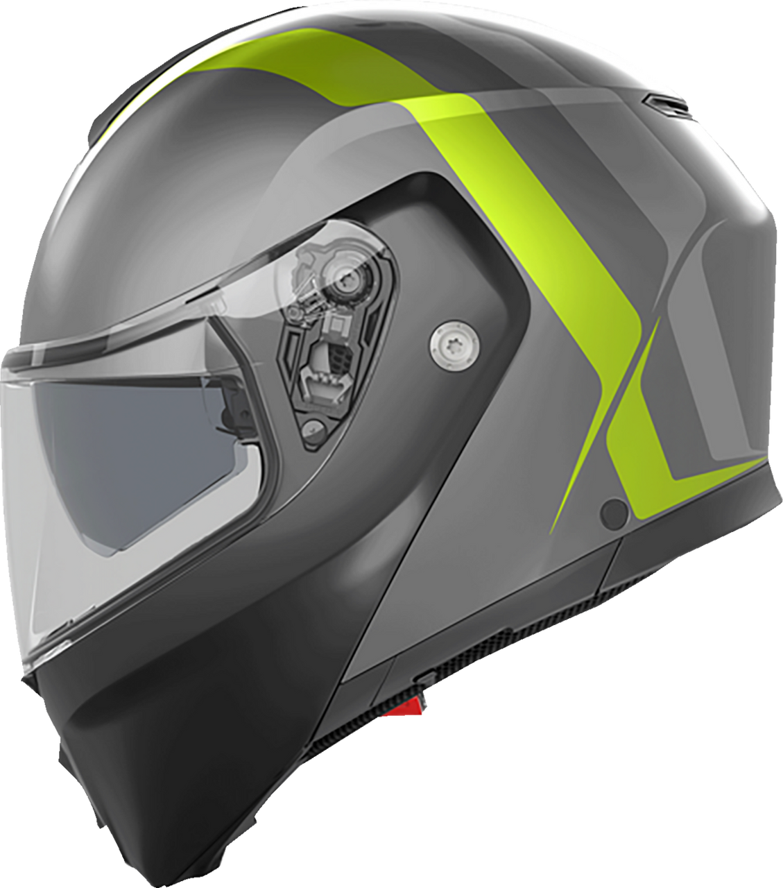 Streetmodular Helmet - Resia - Matte Gray/Black/Yellow Fluo - 2XL