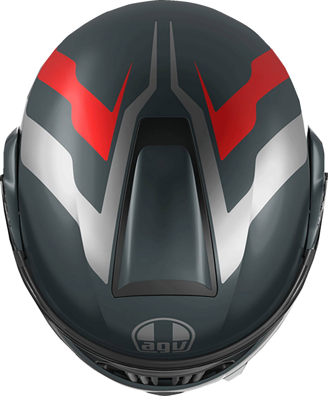 Streetmodular Helmet - Resia - Matte Gray/Silver/Red - 2XL