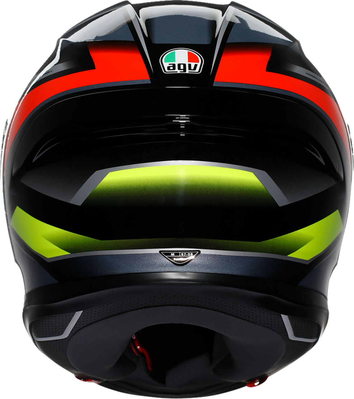 K6 S Helmet - Erazer - Black/Red/Yellow Fluo - Small