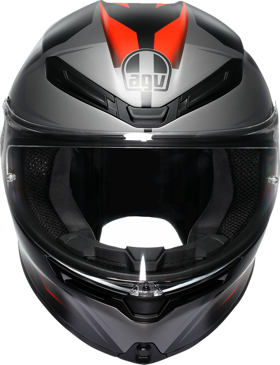 K6 S Helmet - Karve - Matte Black/Gray/Red - XL