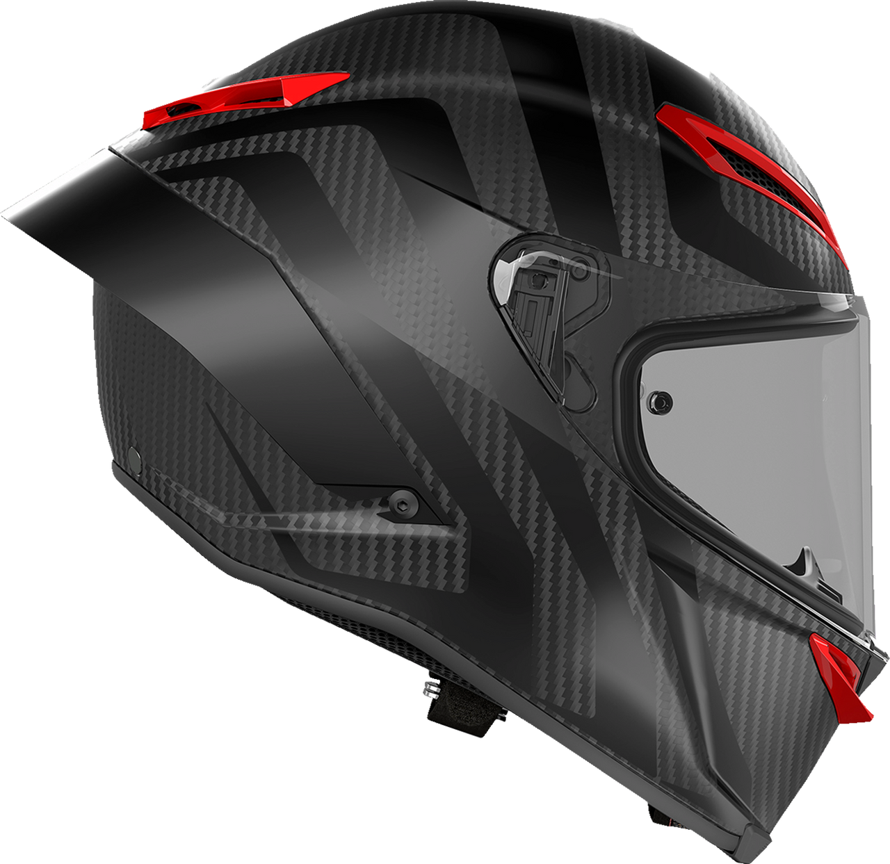 Pista GP RR Helmet - Intrepido - Matte Carbon/Black/Red - 2XL