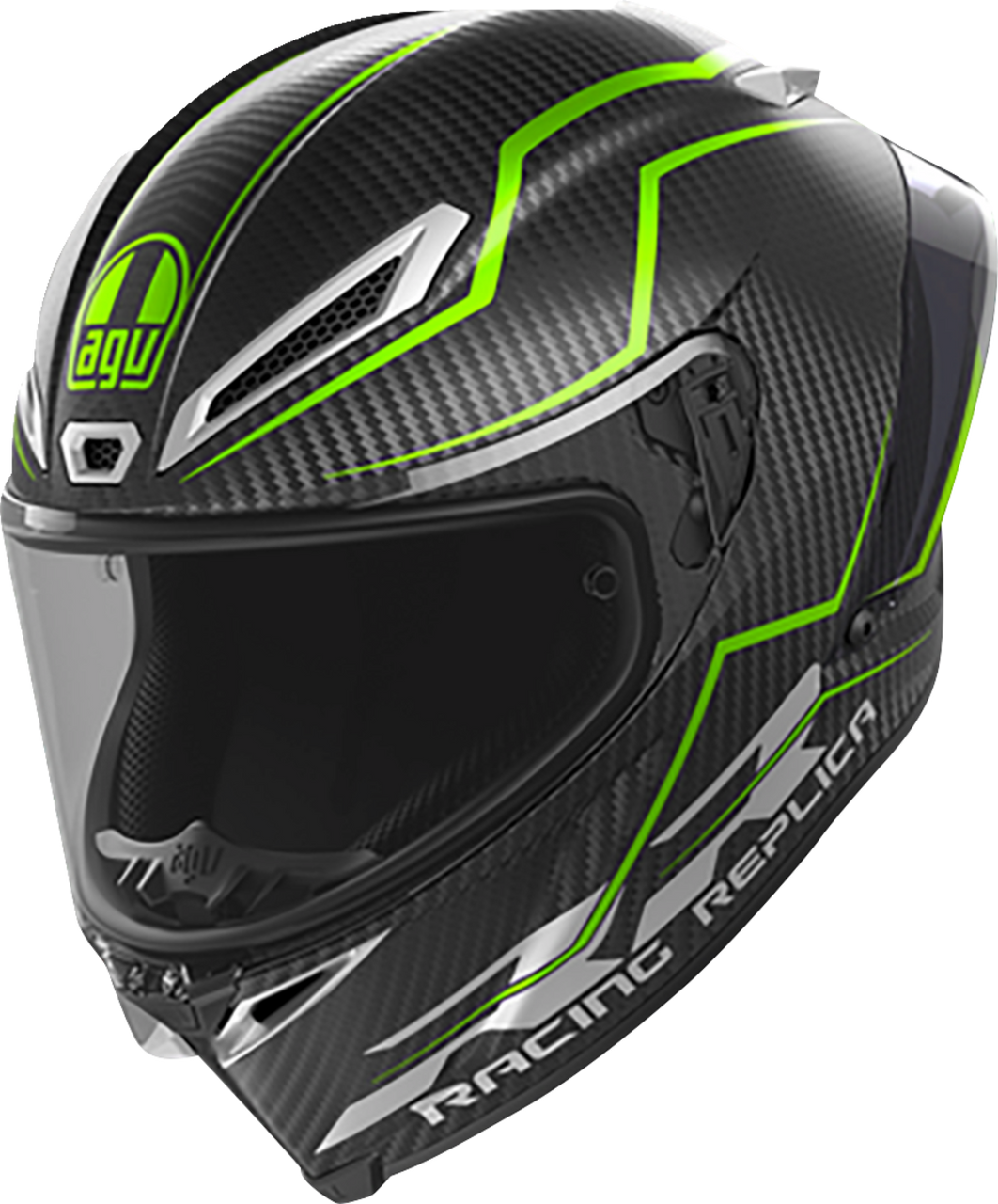 Pista GP RR Helmet - Performante - Carbon/Lime - Small