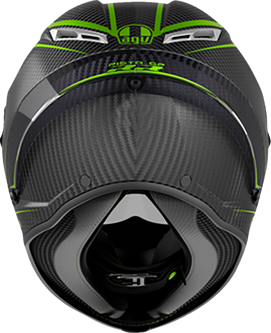Pista GP RR Helmet - Performante - Carbon/Lime - Small