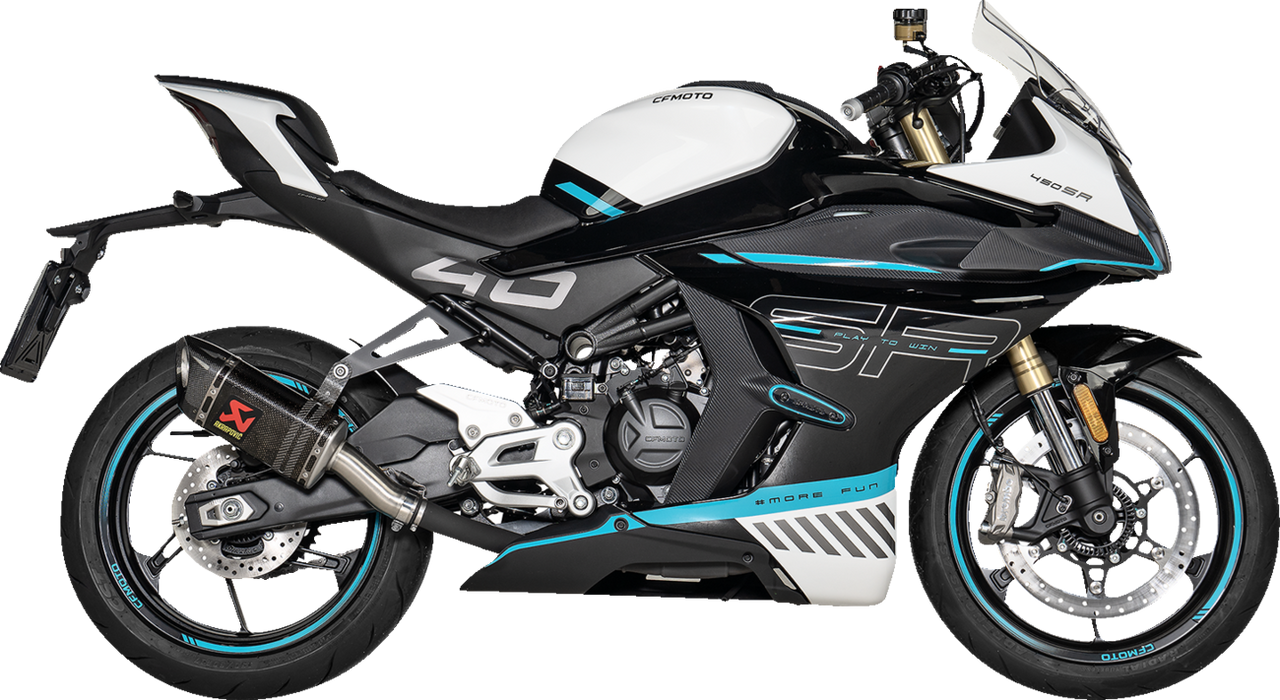 Slip-On Line Muffler - Carbon Fiber - CFMOTO 450SR/NK