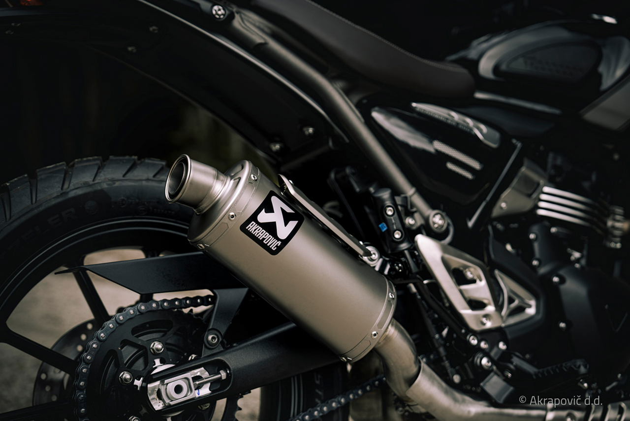 Slip-On Line Muffler - Titanium - Speed/Scrambler 400