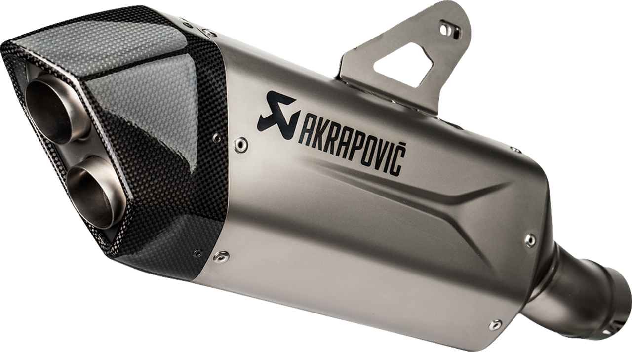 Slip-On Line Muffler - Titanium - Silver - BMW R 1300 GS