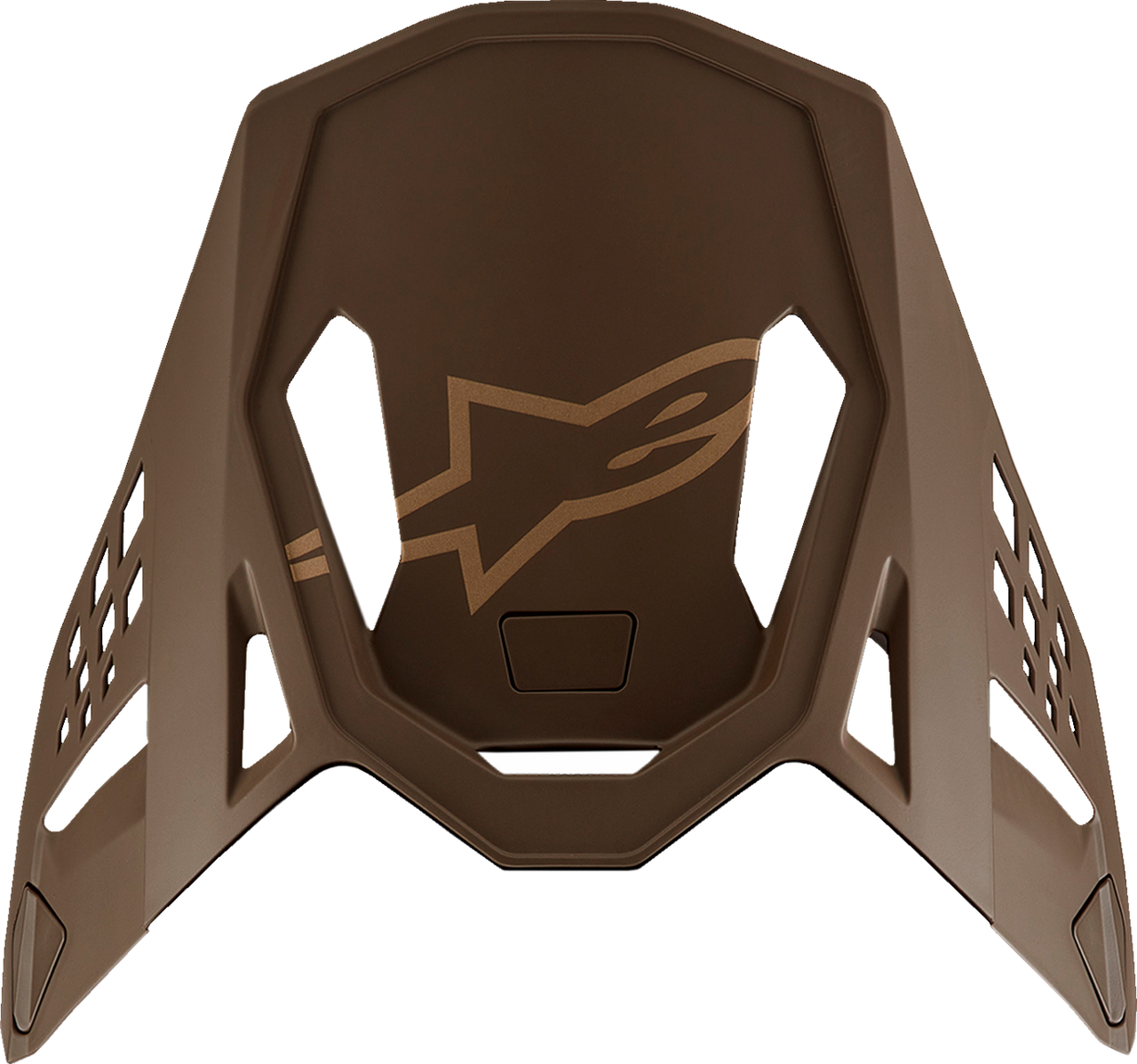 Supertech M10 Visor - Squad - Dark Brown/Gold