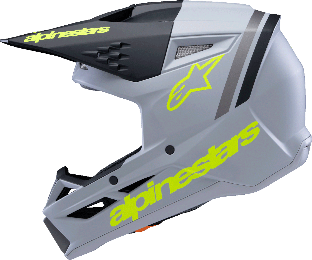 Youth SM3 Helmet - Radium - Matte Gray/Black/Yellow Fluo - Medium