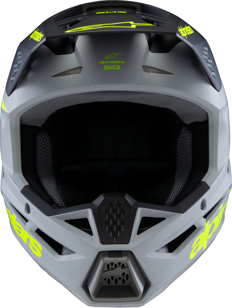 Youth SM3 Helmet - Radium - Matte Gray/Black/Yellow Fluo - Small