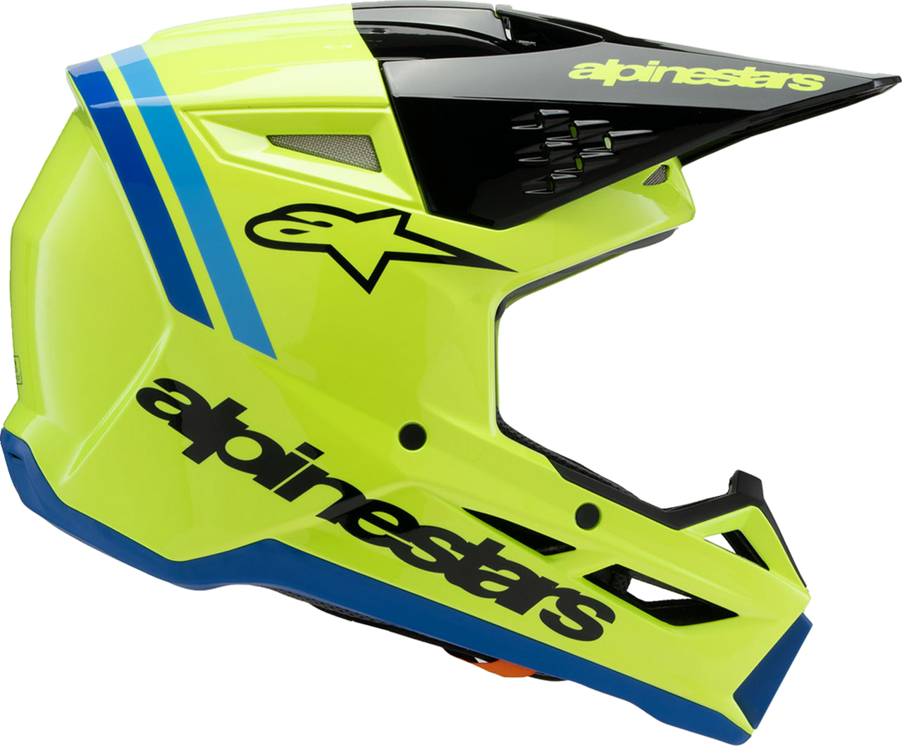 Youth SM3 Helmet - Radium - Gloss Yellow Fluo/Black/Blue - Medium