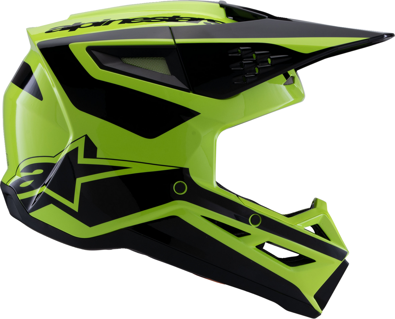 SM3 Helmet - Heat - Gloss Yellow Fluo/Black - Large