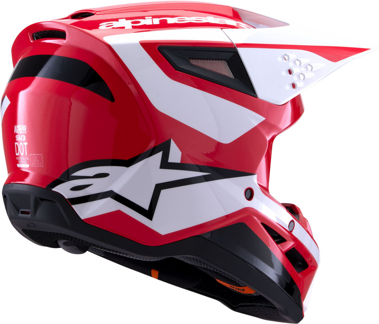 SM3 Helmet - Heat - Gloss Red/White/Black - Medium