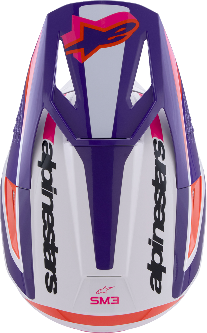SM3 Helmet - Heat - Gloss White/Purple/Pink - Medium