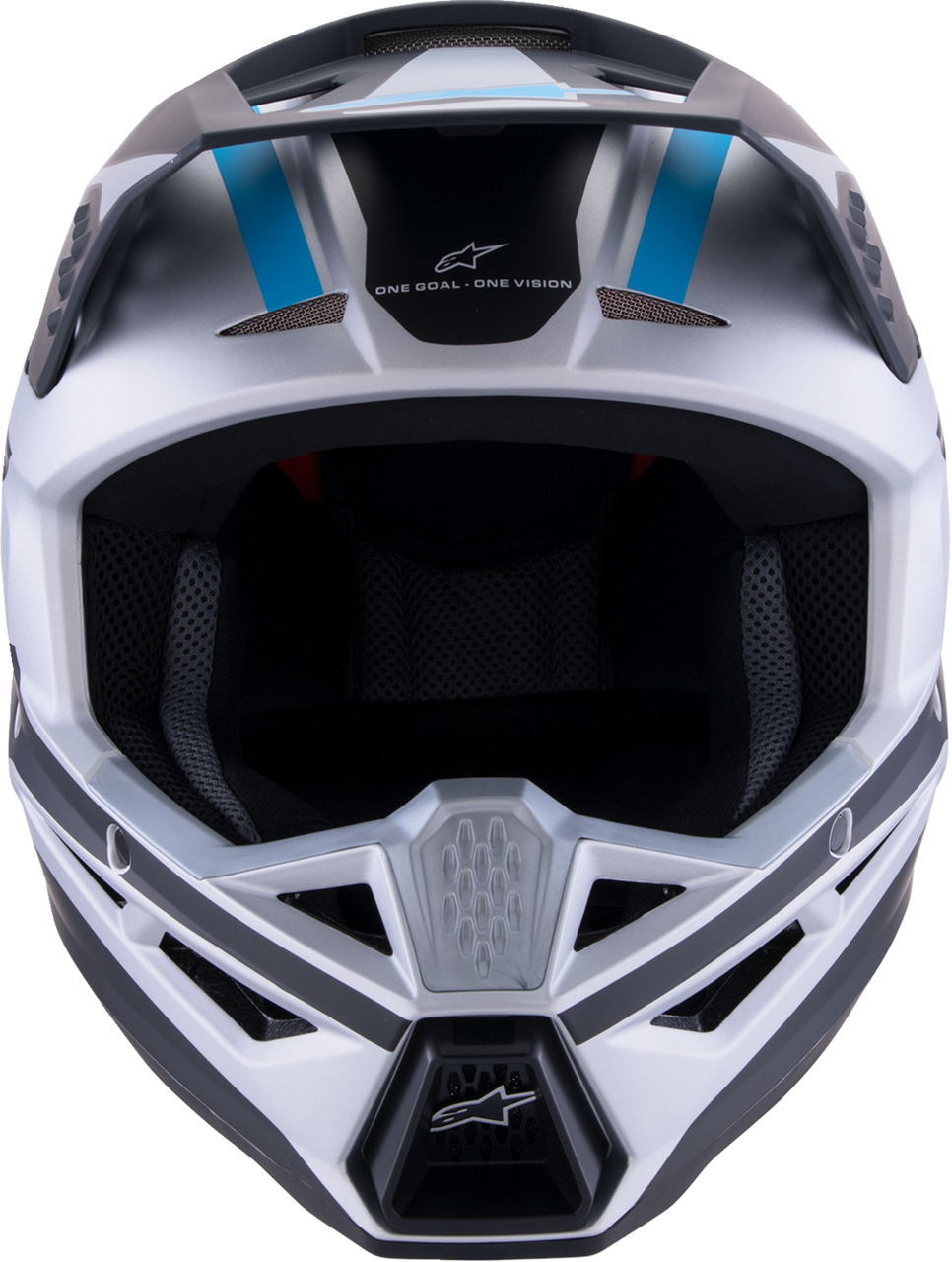 SM3 Helmet - Heat - Matte Silver/Blue/Black - Medium